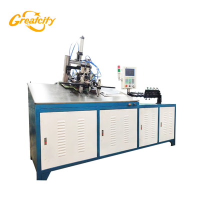 Automatic 2d cnc steel wire bending machine/wire forming machine with butt welding