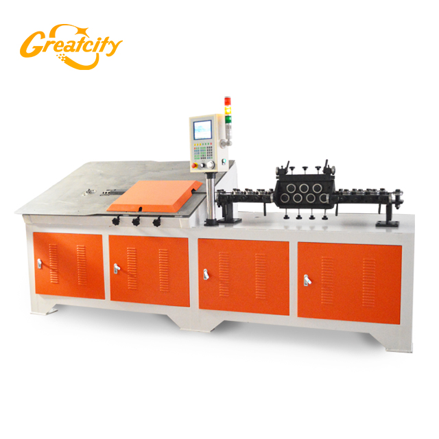 Professional Factory high precision English program system Fully automatic 2d cnc wire forming and bending machine for iron craft 