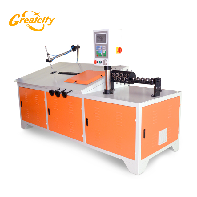 Greatcity 2-6mm multi function cnc automatic ss wire bending machine for wire basket