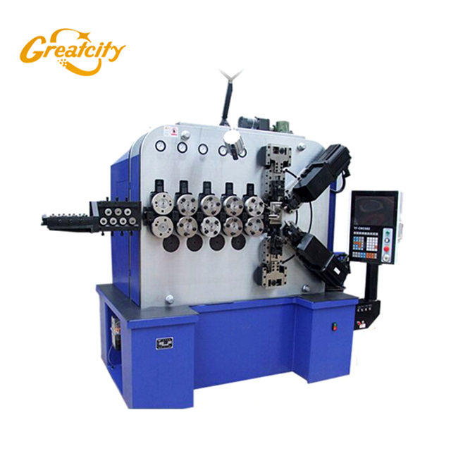 High Accurate Stability With 3 Axis coil spring making machine