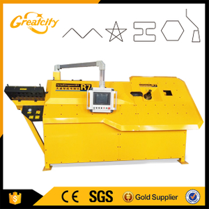 4mm-10mm Hydraulic CNC Steel bar bender,rebar bending machine,automatic steel stirrup bending machine