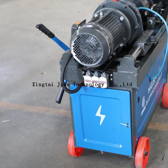 China manufacture 24-90mm High Speed Three Rollers Parallel Thread Rebar Thread Rolling Machine