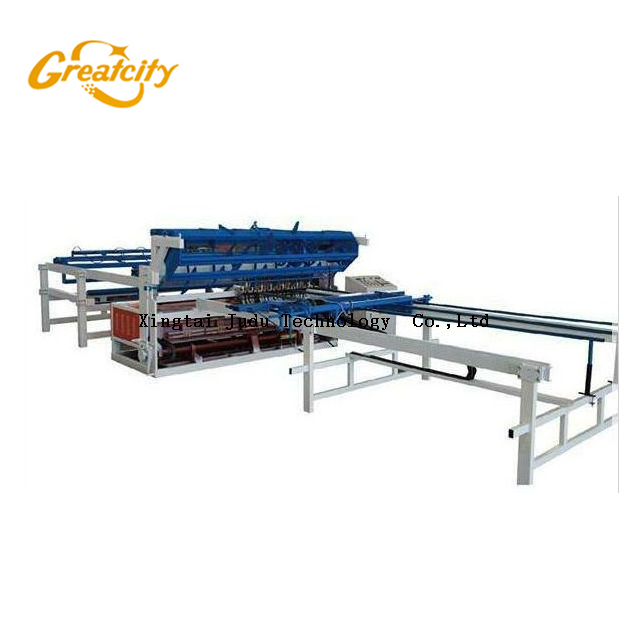fully automatic galvanized electric welded iron wire mesh fence panel machine reinforce concrete wire mesh welding machine price