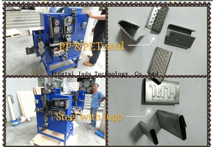 Mechanical Metal PP Strap Seals Clip Making Machine